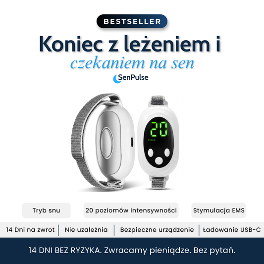 Urządzenie EMS pomagające w usypianiu i stresie SenPulse™